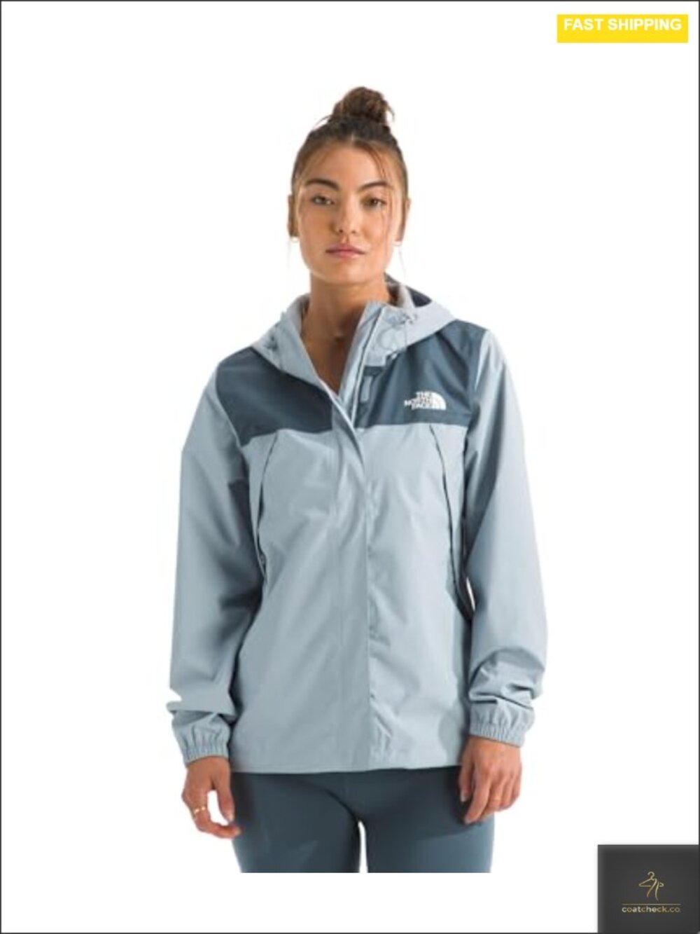 Women's Waterproof Rain Jacket Windbreaker Recycled Polyester